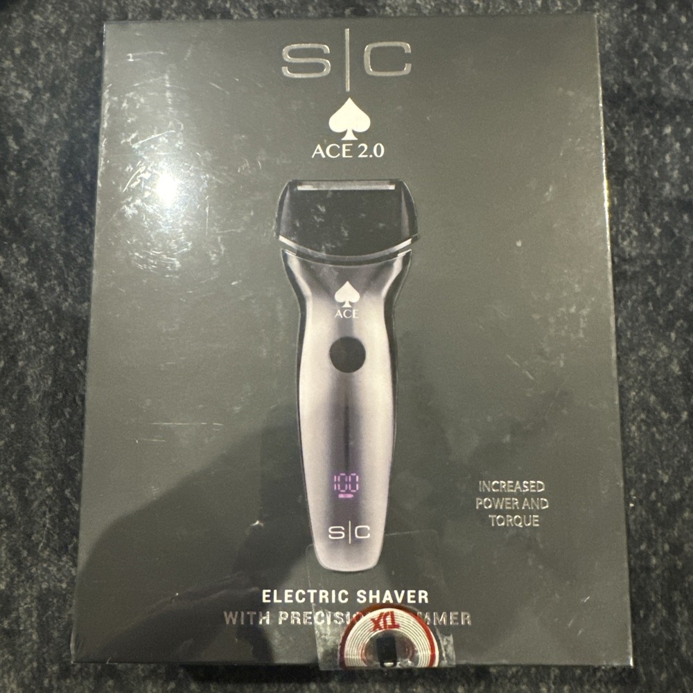 Stylecraft Ace 2.0 Electric Shaver W Precision Trimmer SC801 NEW
